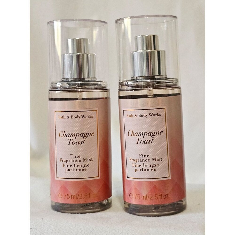 New Bath & Body Works Champagne Toast Fine Fragrance Mist Bundle of 2